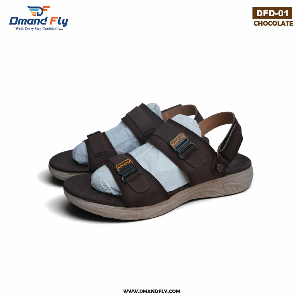 DFD-01 Original Leather Sandal (Chocolate)