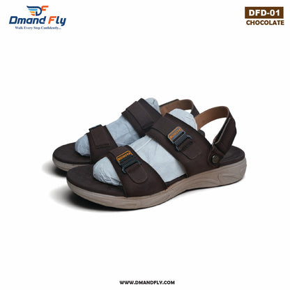 DFD-01 Original Leather Sandal (Chocolate)