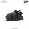 GN-03 Sythetic Leather Sandal (Black)