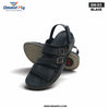 GN-03 Sythetic Leather Sandal (Black)