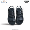 GN-03 Sythetic Leather Sandal (Black)