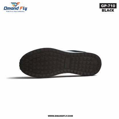 GP-710 Leather Casual Shoe (Black)