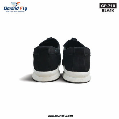 GP-710 Leather Casual Shoe (Black)