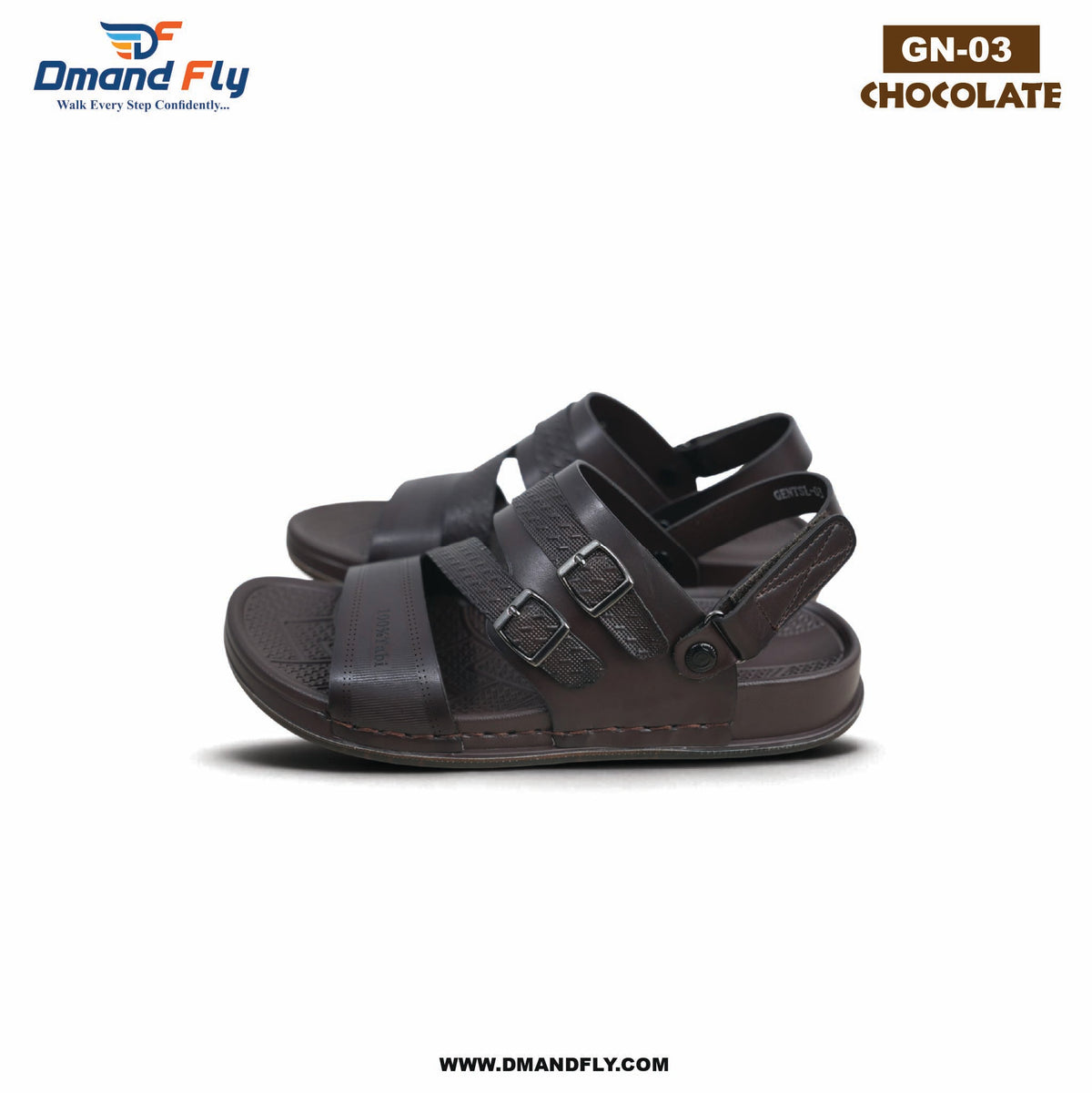 GN-03 Sythetic Leather Sandal (Chocolate)