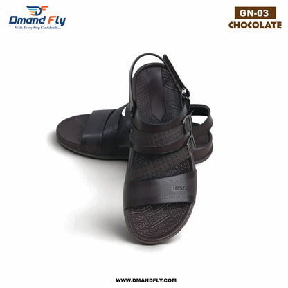 GN-03 Sythetic Leather Sandal (Chocolate)