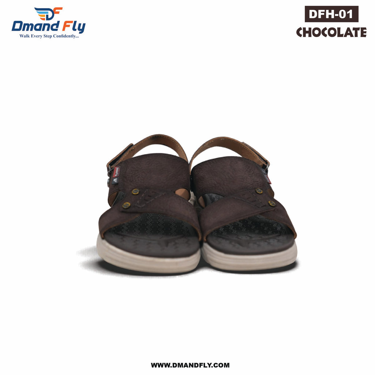 DFH-01 Leather Sandal (Chocolate)