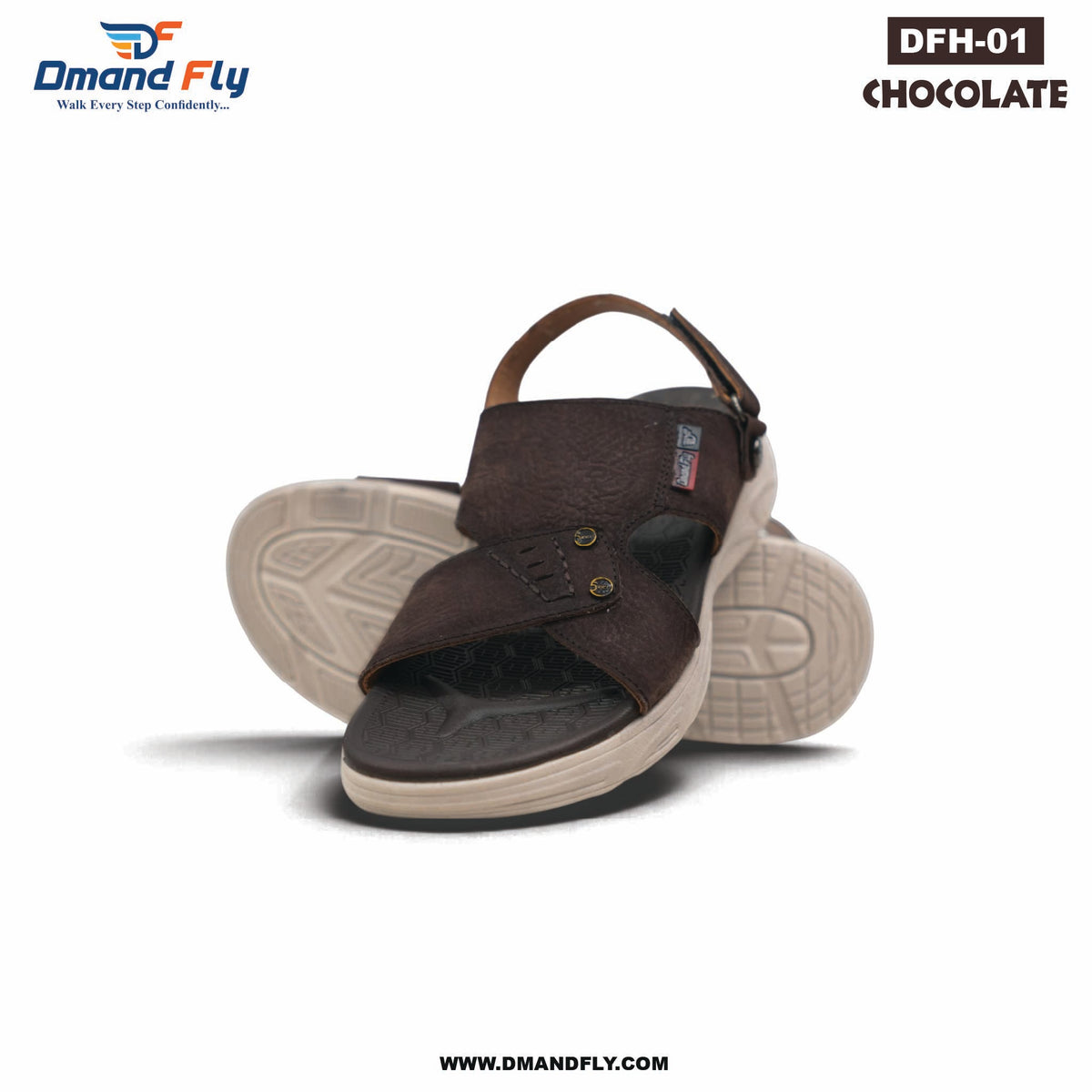 DFH-01 Leather Sandal (Chocolate)