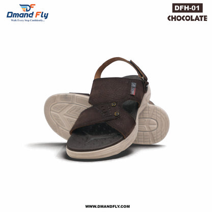 DFH-01 Leather Sandal (Chocolate)