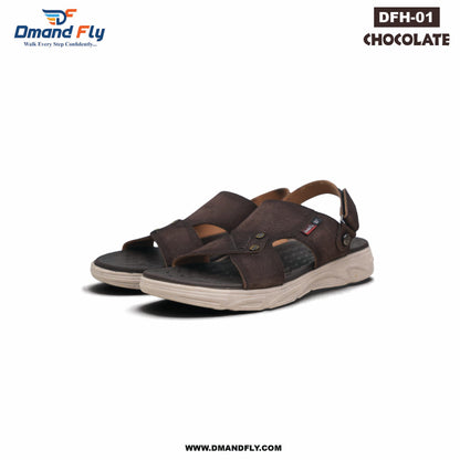 DFH-01 Leather Sandal (Chocolate)