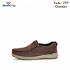 Premium Leather Casual Shoes - 777 (Chocolate)