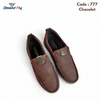 Premium Leather Casual Shoes - 777 (Chocolate)