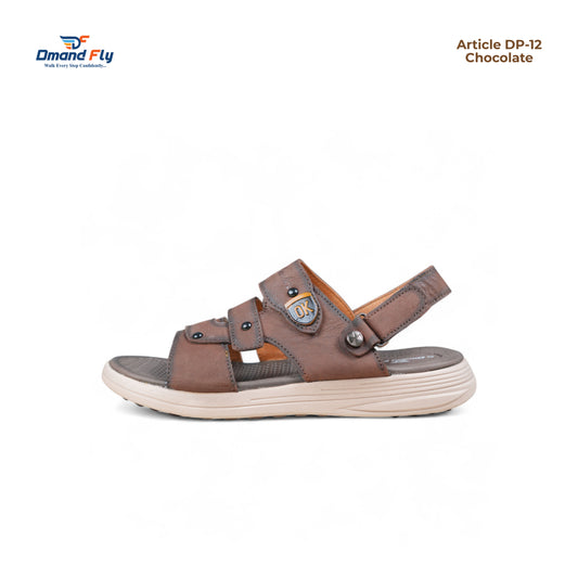 DP-12 Leather Sandal (Chocolate)