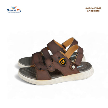 DP-12 Leather Sandal (Chocolate)