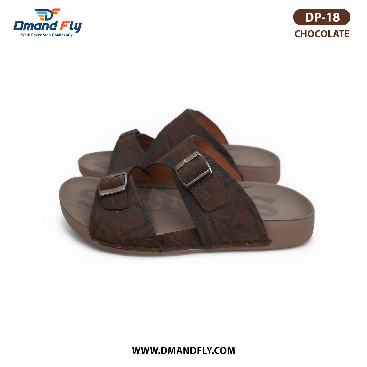DP-18 Leather Sandal (Chocolate)