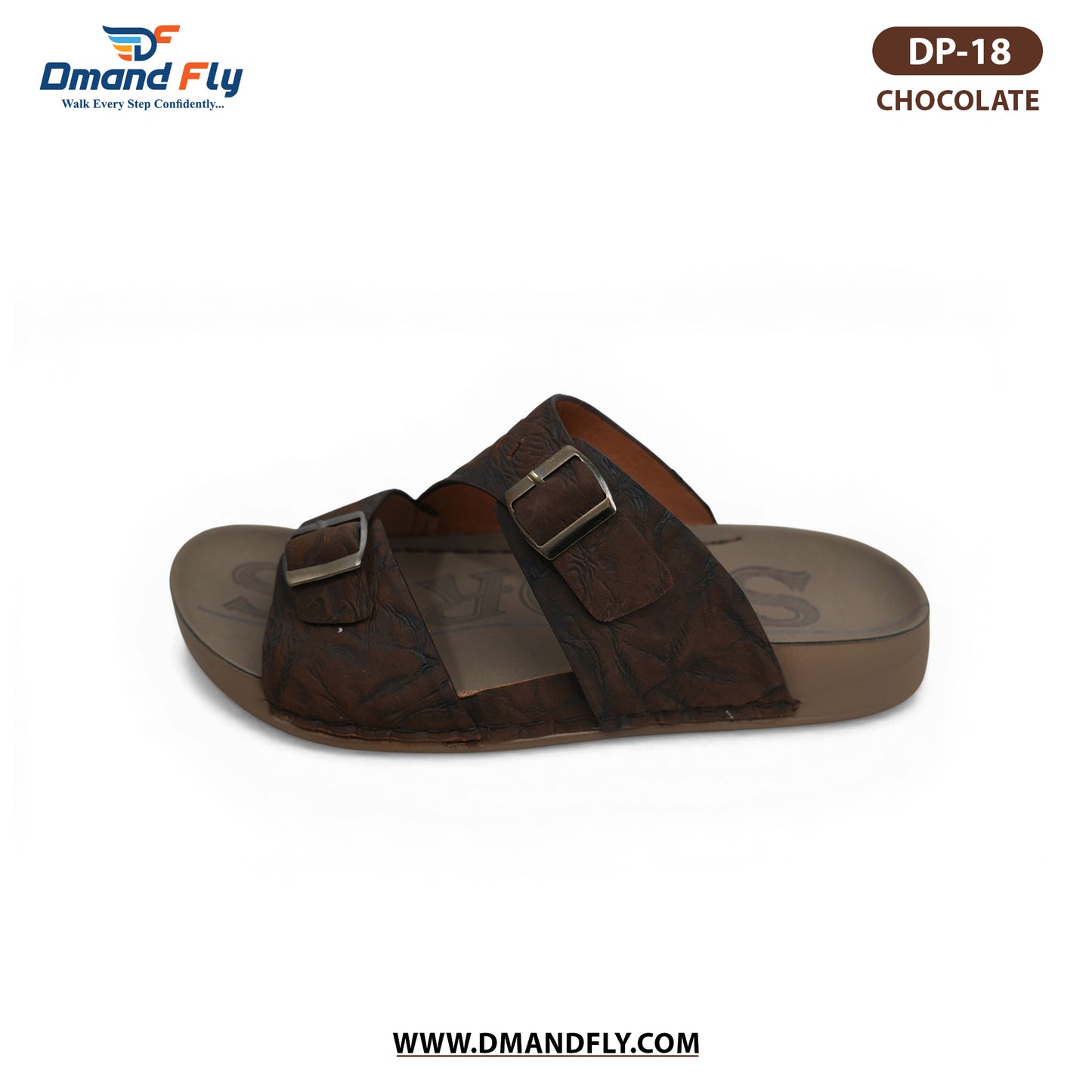 DP-18 Leather Sandal (Chocolate)