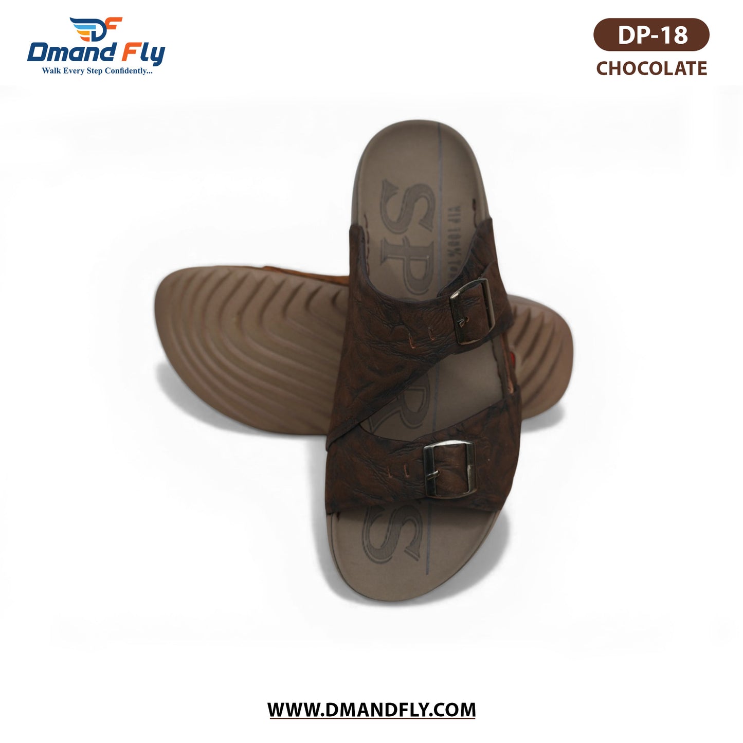 DP-18 Leather Sandal (Chocolate)