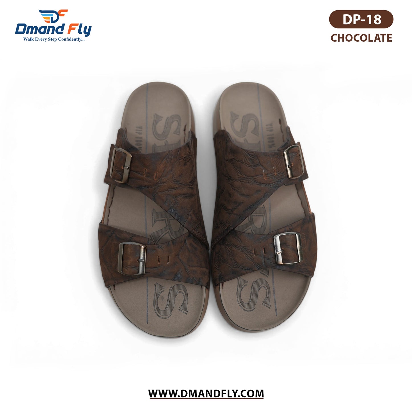 DP-18 Leather Sandal (Chocolate)
