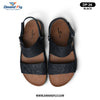 DP-26 Leather Sandal (Black)