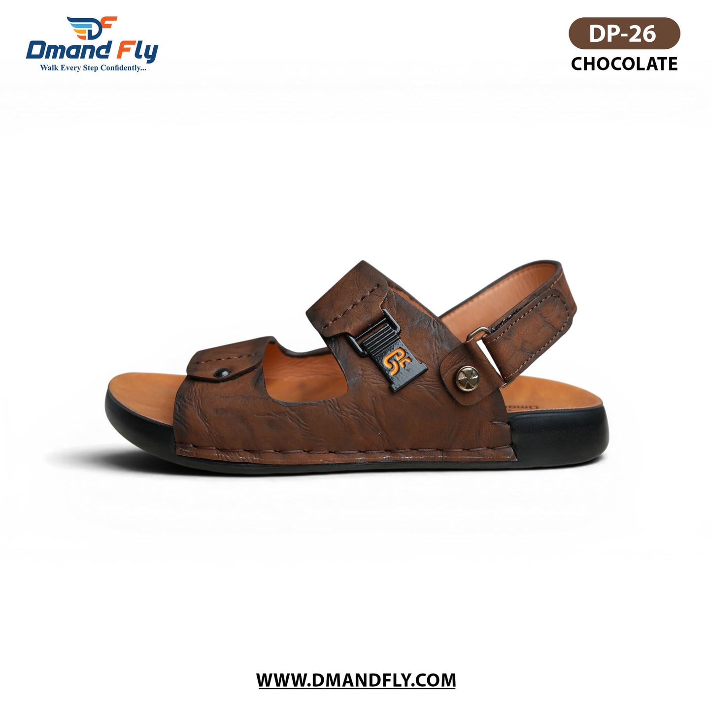 DP-26 Leather Sandal (Chocolate)