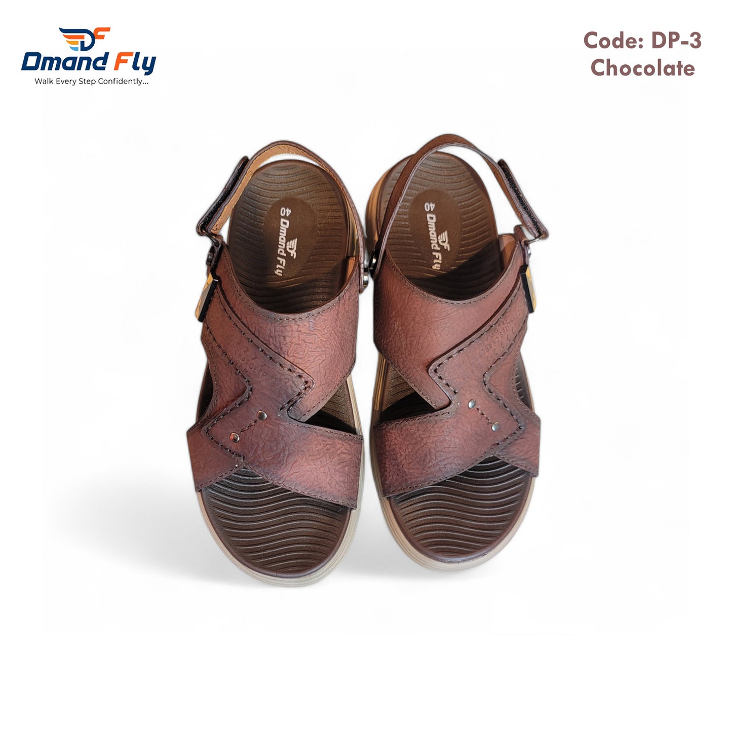 DP-3 Premium Leather Sandal (Chocolet)