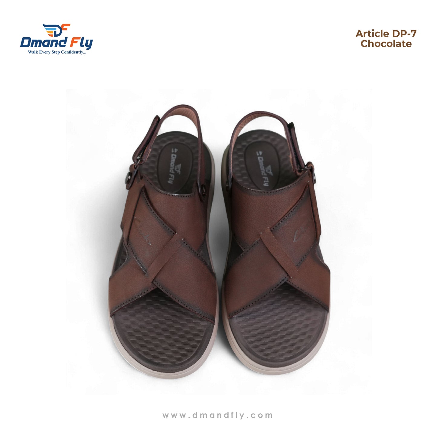 DP-7 Leather Sandal (Chocolate)