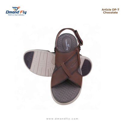 DP-7 Leather Sandal (Chocolate)