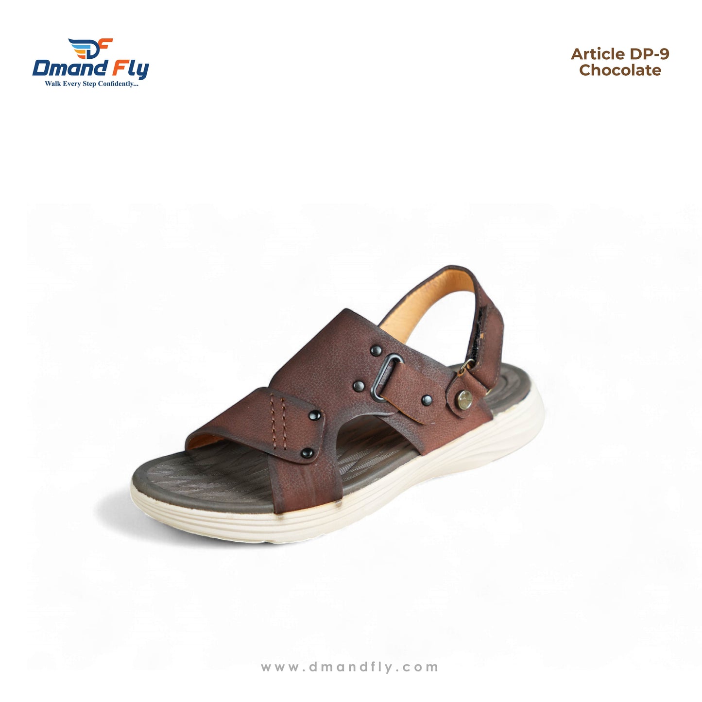DP-9 Leather Sandal (Chocolate)