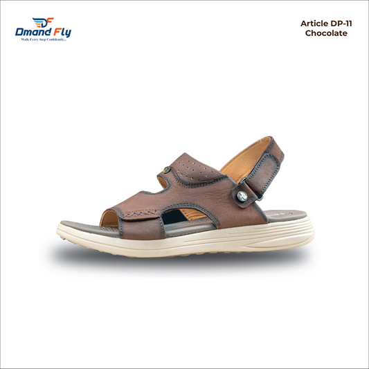 DP-11 Leather Sandal (Chocolate)