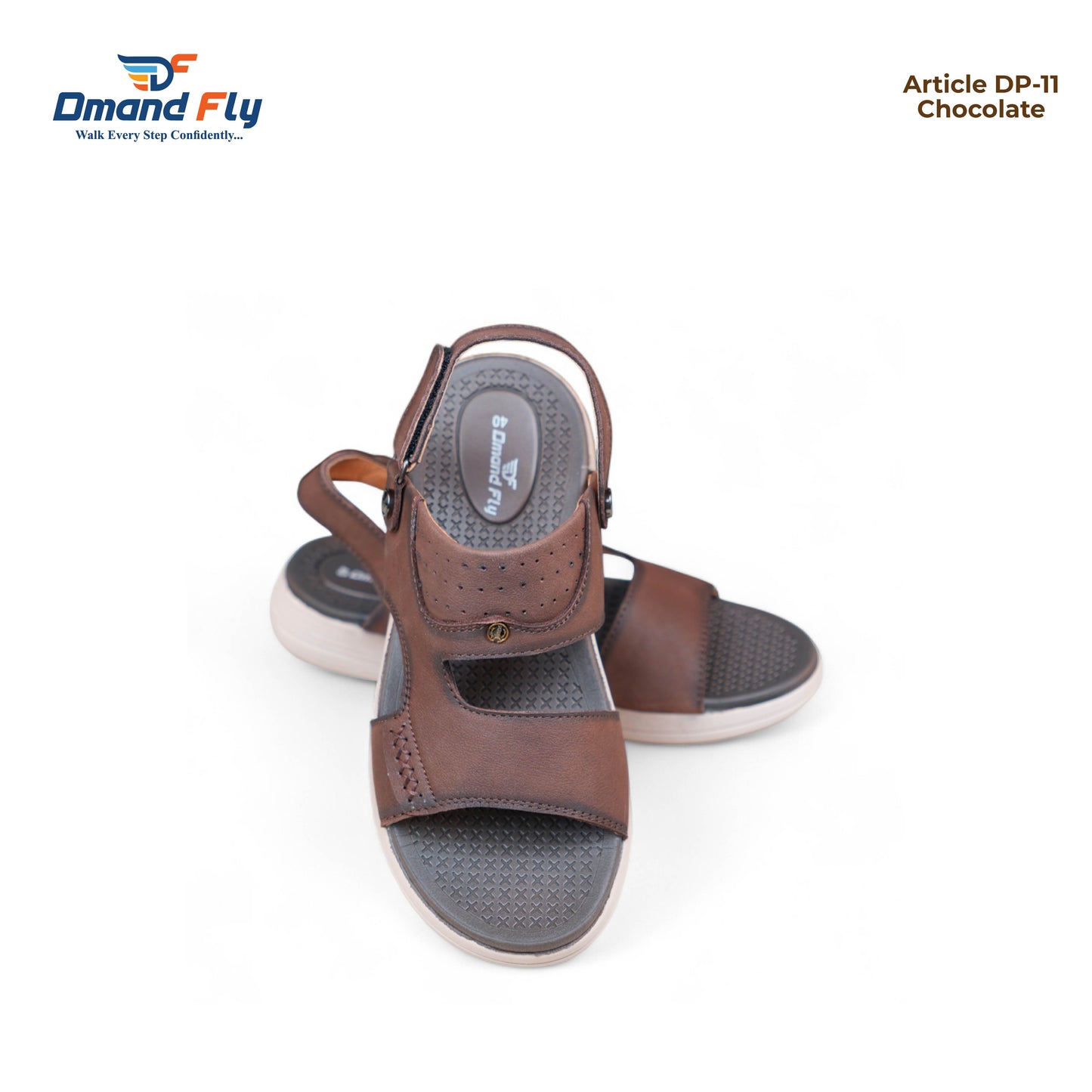 DP-11 Leather Sandal (Chocolate)