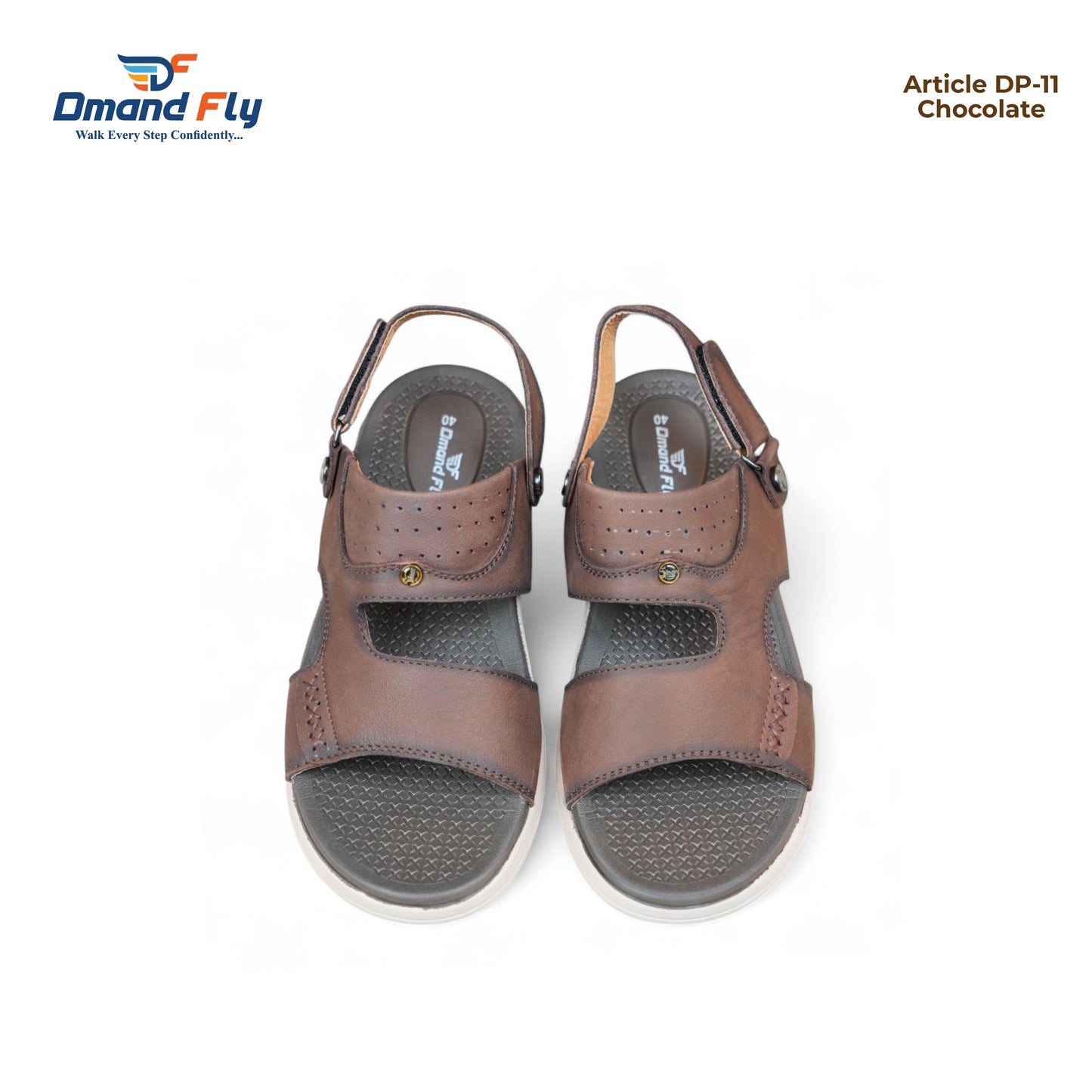 DP-11 Leather Sandal (Chocolate)