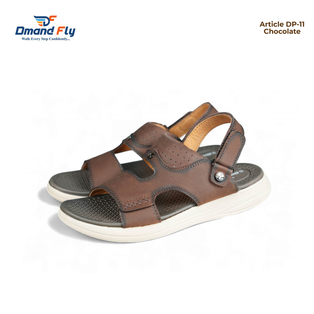 DP-11 Leather Sandal (Chocolate)