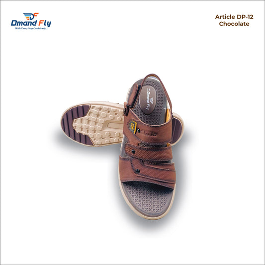 DP-12 Leather Sandal (Chocolate)