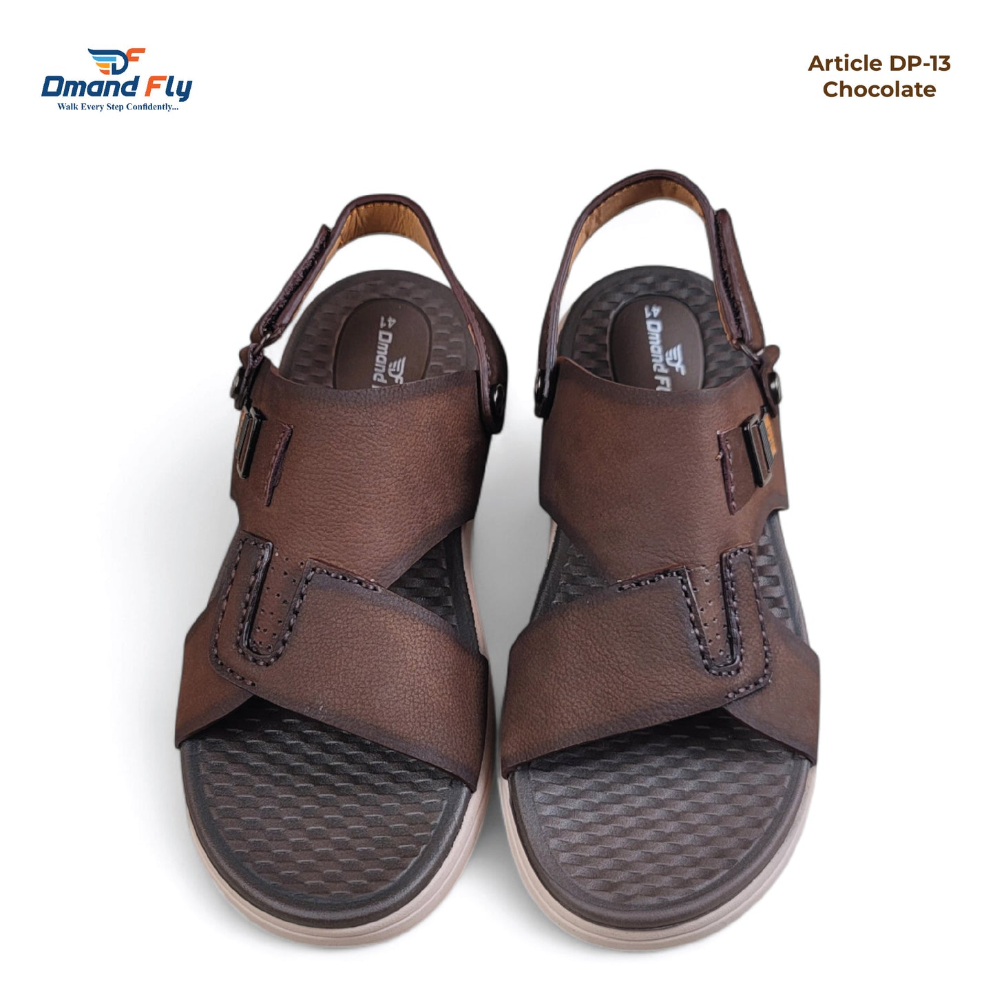 DP-13 Leather Sandal (Chocolate)