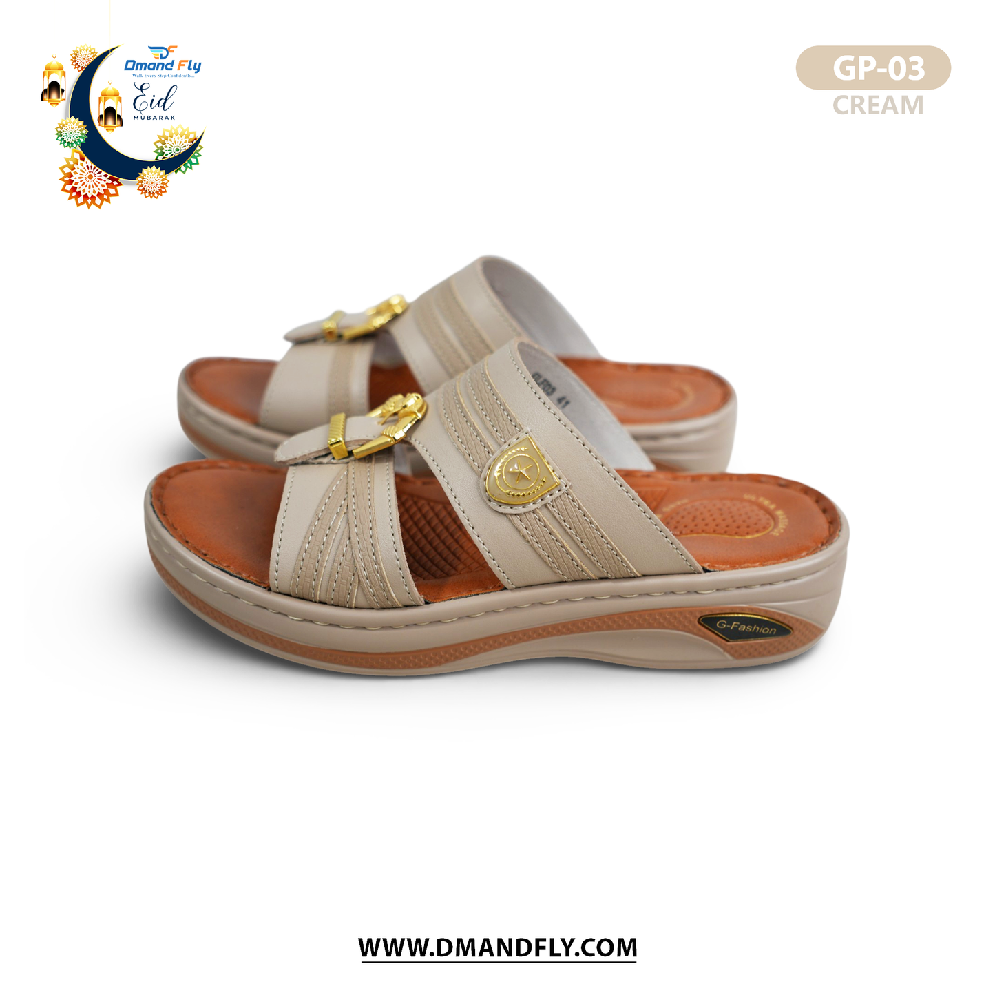 GP-03 Arabian Sandal (Cream)