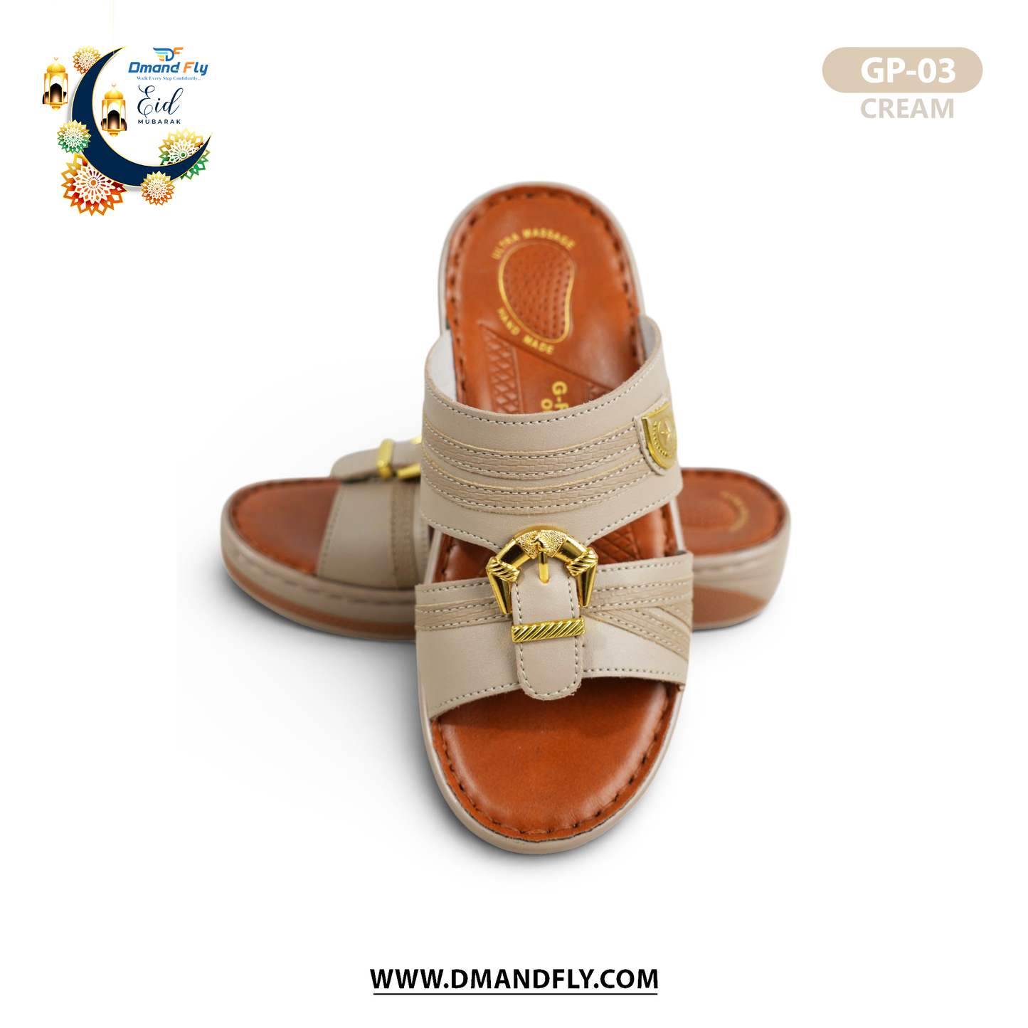 GP-03 Arabian Sandal (Cream)
