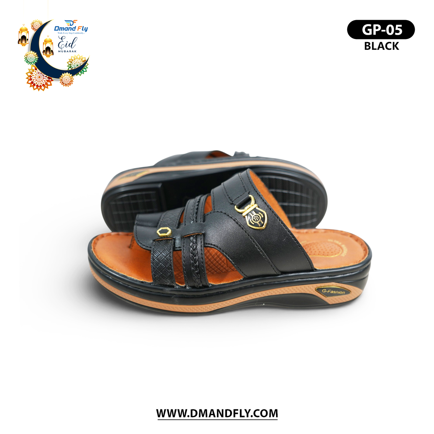 GP-05 Arabian Sandal (Black)