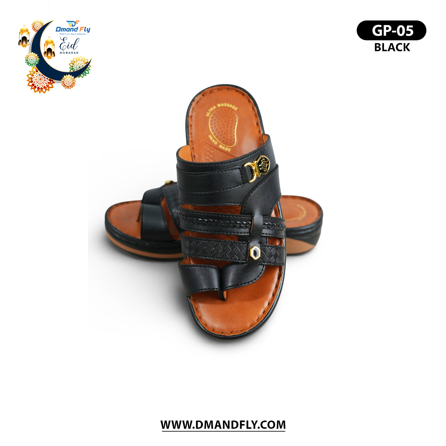 GP-05 Arabian Sandal (Black)