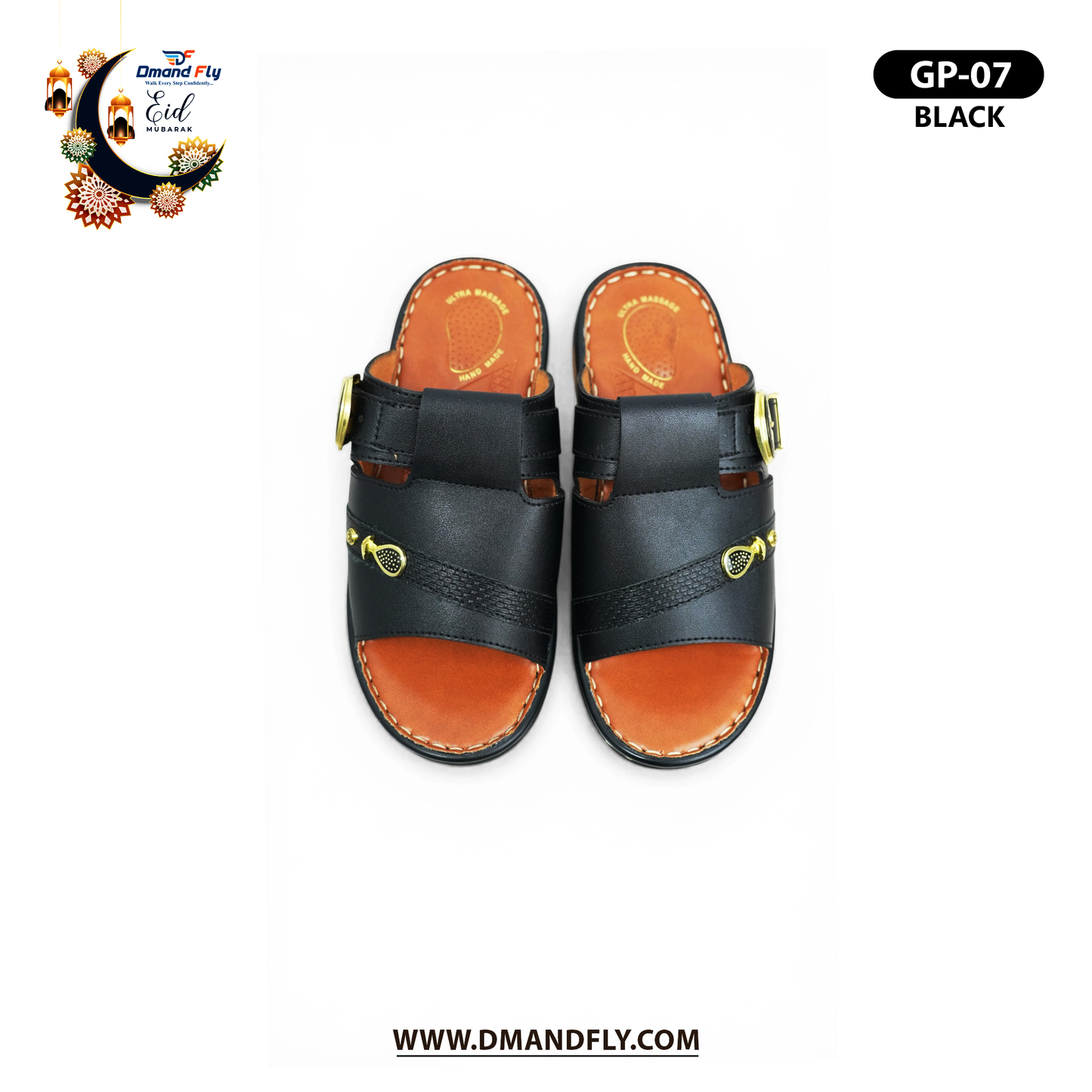 GP-07 Arabian Sandal (Black)