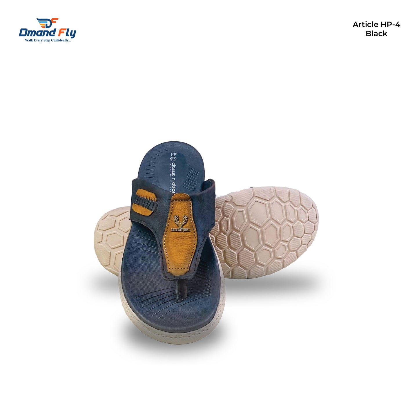 HP-4 Sandal (Black)