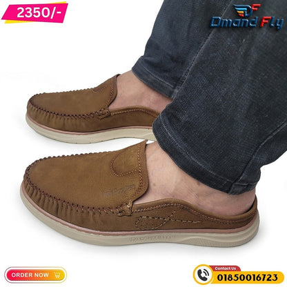 Leather half Casual Shoes China Doctor Insole- 764 (Cochleate)