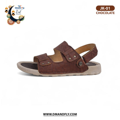 JK-01 Leather Sandal (Chocolate)