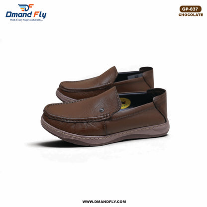 GP-837 Leather Casual Shoe (Chocolate)