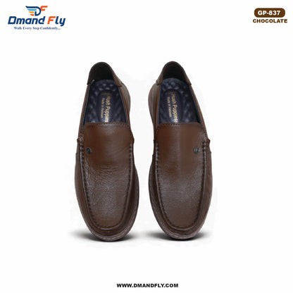 GP-837 Leather Casual Shoe (Chocolate)