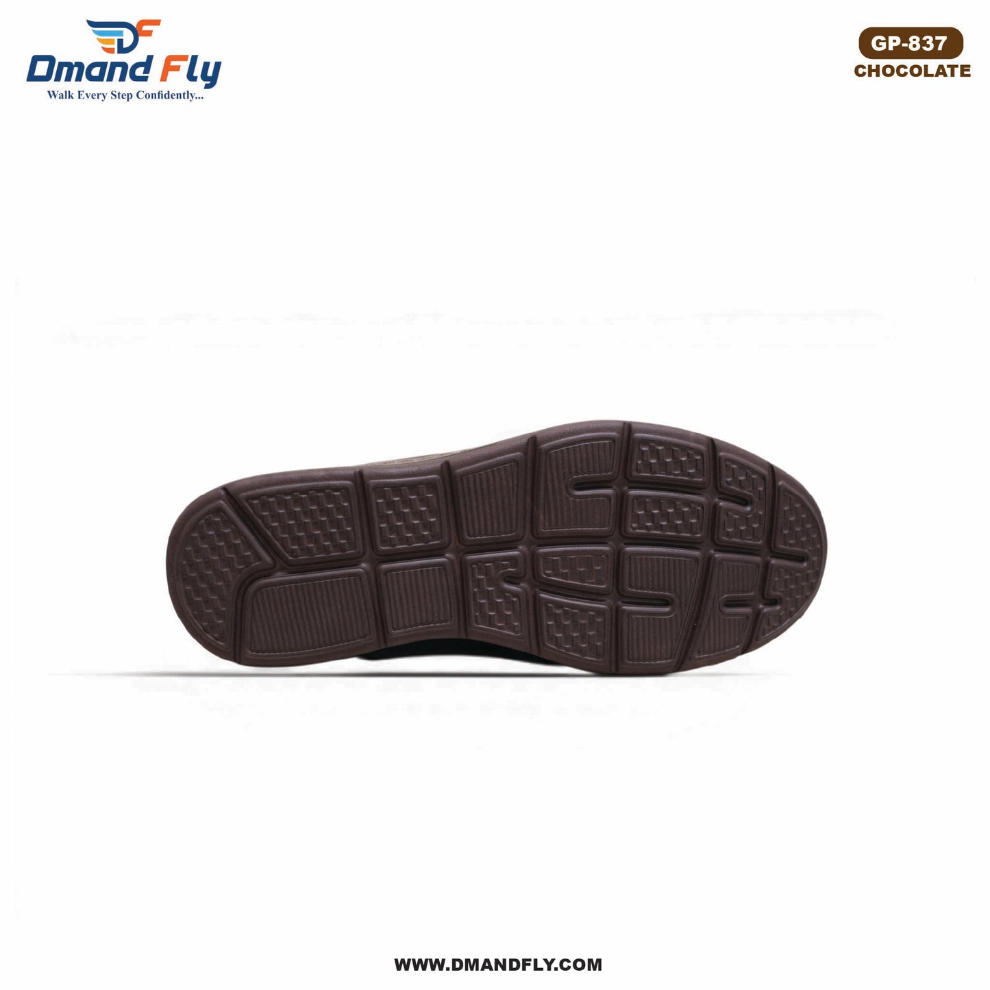 GP-837 Leather Casual Shoe (Chocolate)