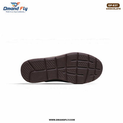 GP-837 Leather Casual Shoe (Chocolate)
