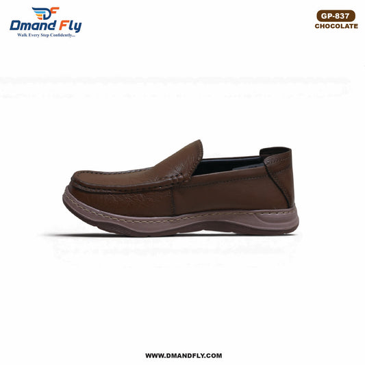GP-837 Leather Casual Shoe (Chocolate)