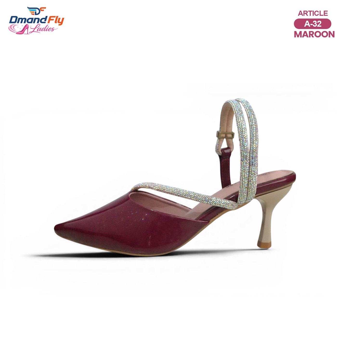 A-32 Ladies Pencils Heel (Maroon)