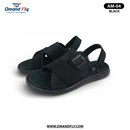 AM-04 Belt Sandal (Black)