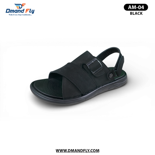 AM-04 Belt Sandal (Black)