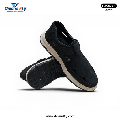 GP-5773 Leather Cycle Shoe (Black)